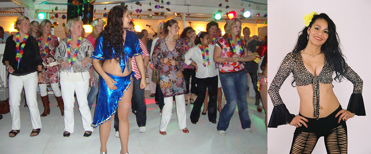 Salsa merengue show voor speciale gelegenheid